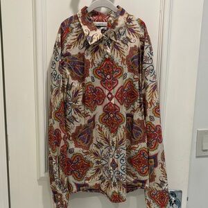 Paisley J Crew Blouse